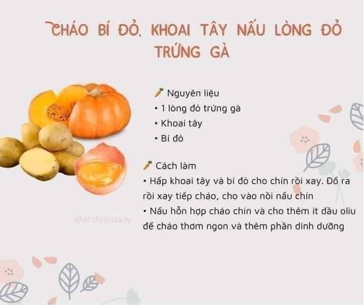 Menu ăn dặm truyền thống cho bé từ 6+