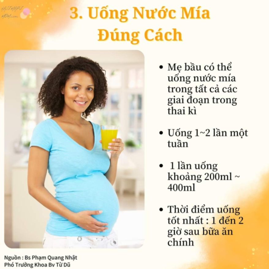 【Y HỌC THƯỜNG THỨC - SỰ THẬT VỀ NƯỚC MÍA ĐỐI VỚI MẸ BẦU】