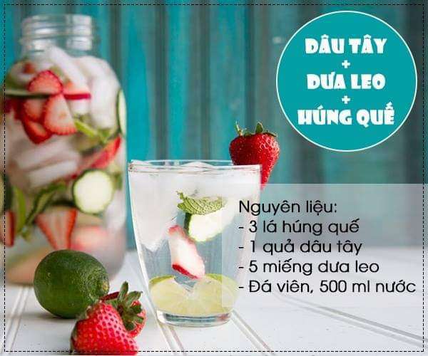 5 công thức đơn giản làm nước detox thanh lọc cơ thể đơn giản tại nhà