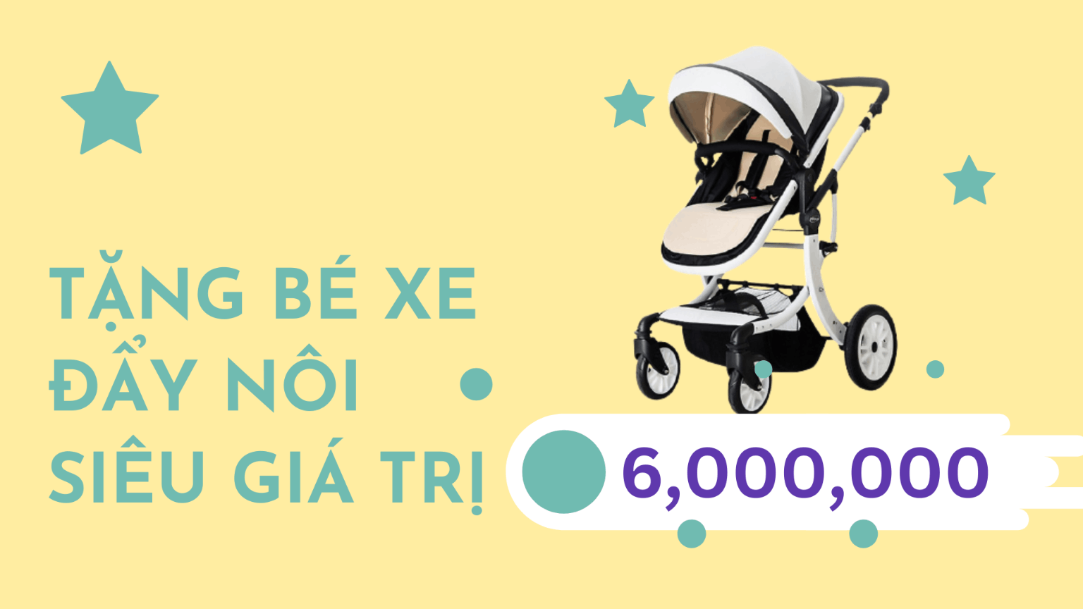 🎁 ĐỘC QUYỀN TỪ HELLO BACSI - TẶNG MẸ XE ĐẨY NÔI TRỊ GIÁ 6,000,000 VND