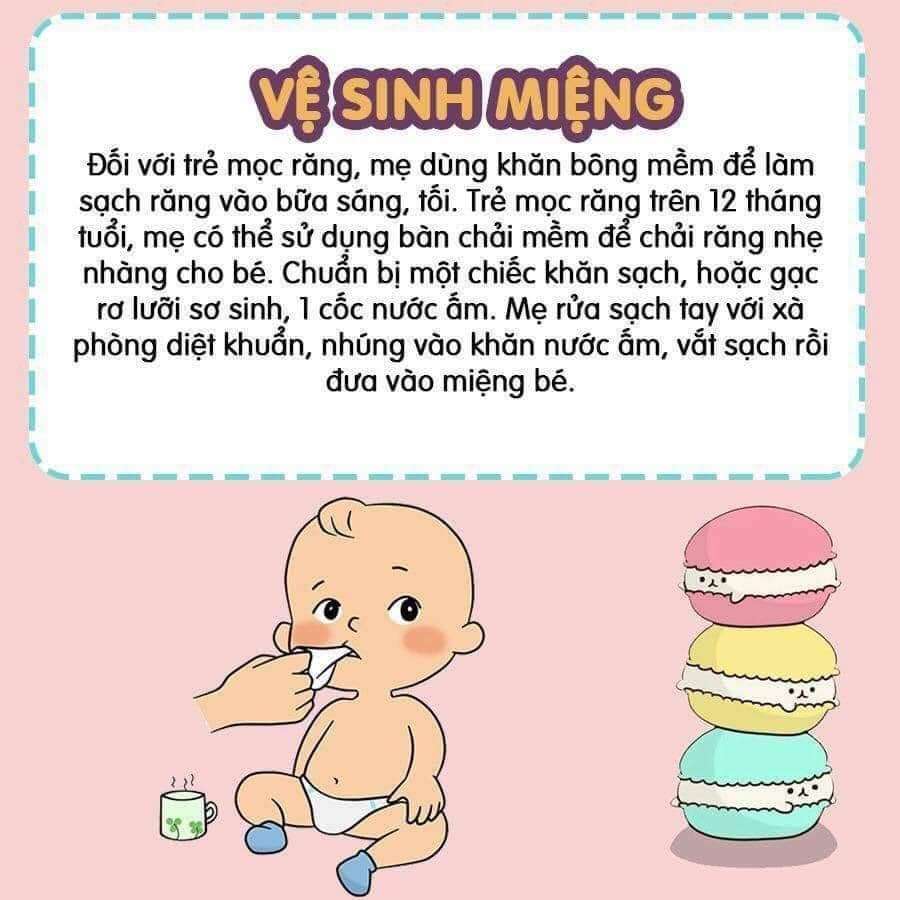 CÁCH VỆ SINH MẮT, MIỆNG TAI, MÓNG TAY CHO CON