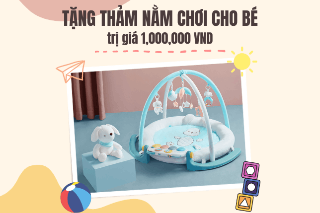 💘 TẶNG NGAY THẢM NẰM CHƠI TRỊ GIÁ 1.000.000 ĐỒNG