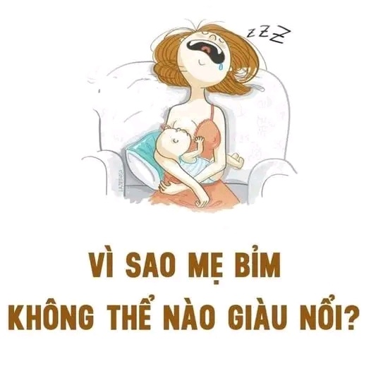 VÌ SAO MẸ BỈM SỮA KHÔNG THỂ NÀO GIÀU NỔI? 😂