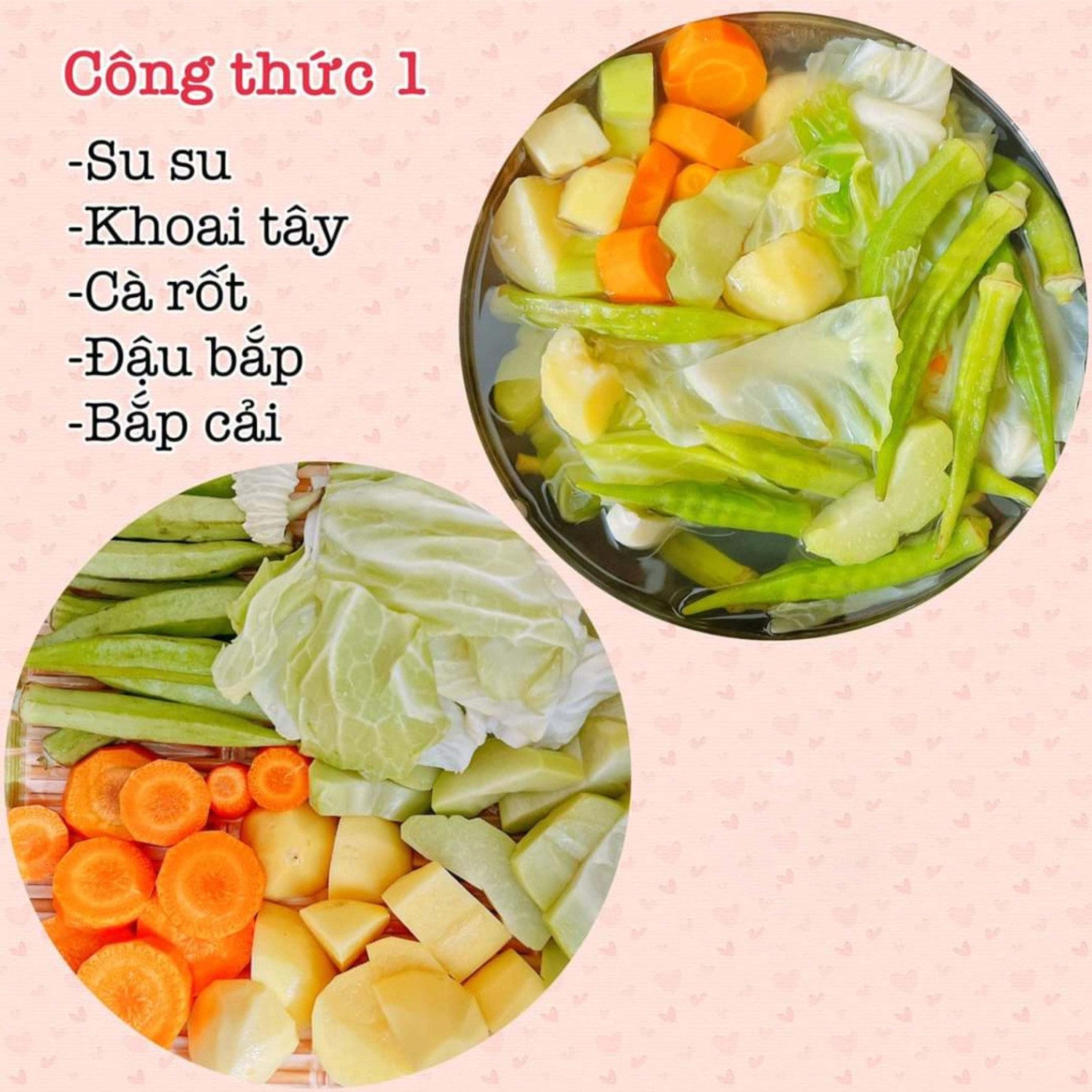 7 công thức nấu nước dashi rau củ cho bé 6m+