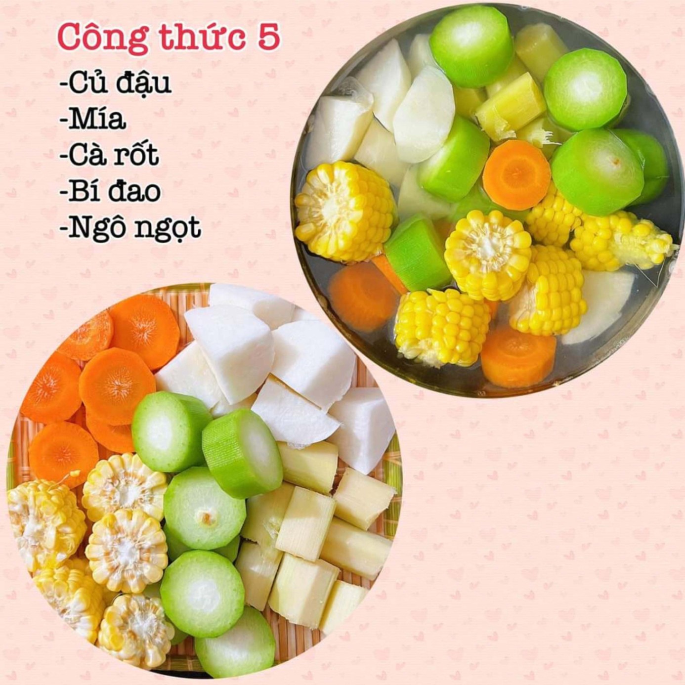 7 công thức nấu nước dashi rau củ cho bé 6m+