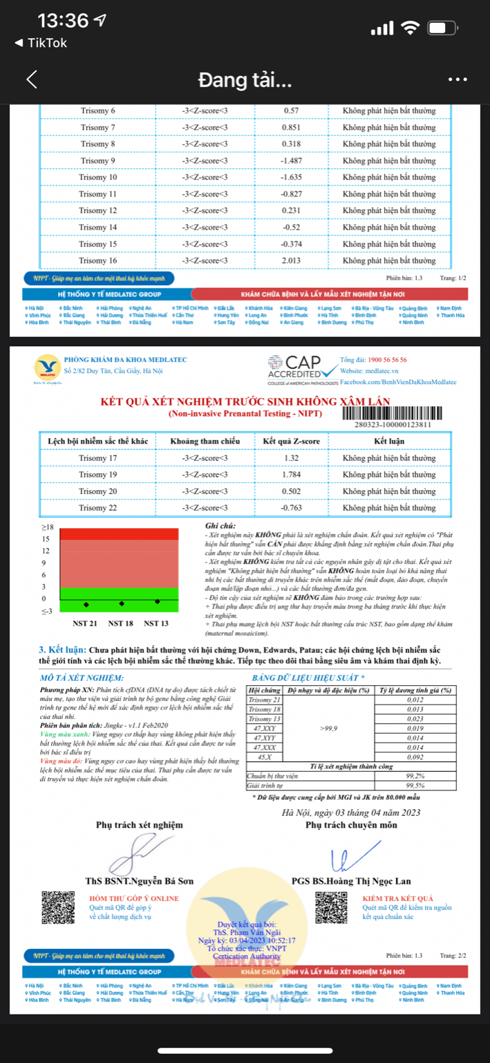 Bác sĩ cho em hỏi kết quả xét nghiệm nipt như này là bé trai hay bé gái được ko ạ Bác sĩ cho em hỏi kết quả xét nghiệm n