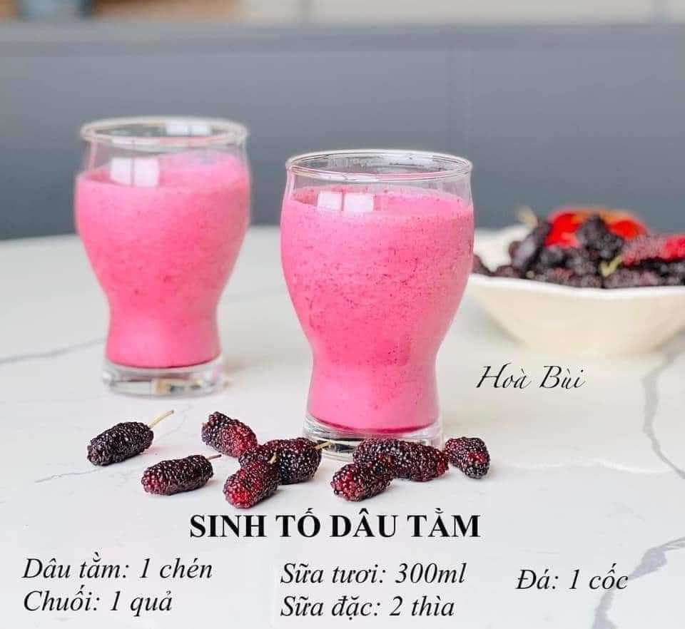 10 công thức làm sinh tố hoa quả thơm ngon bổ dưỡng 🍋🍊🍉🍹Sưu tầm