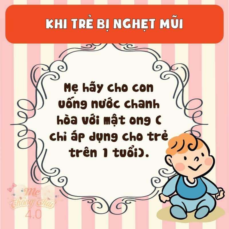 Mẹo hay chữa bệnh cho bé.