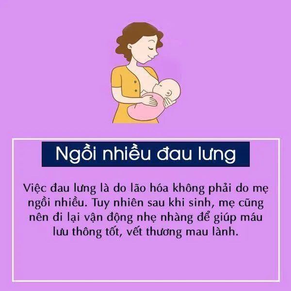 Sai lầm về việc kiêng cữ sau sinh của Mẹ, cần lưu ý nhé !