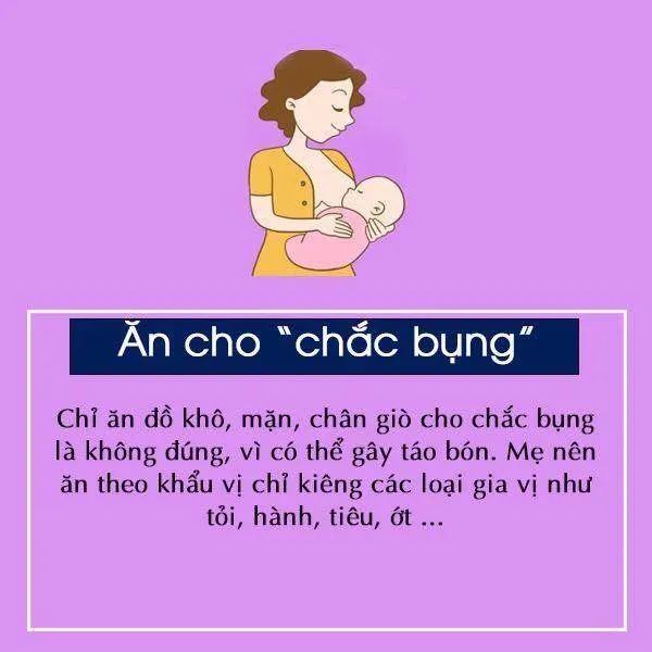 Sai lầm về việc kiêng cữ sau sinh của Mẹ, cần lưu ý nhé !