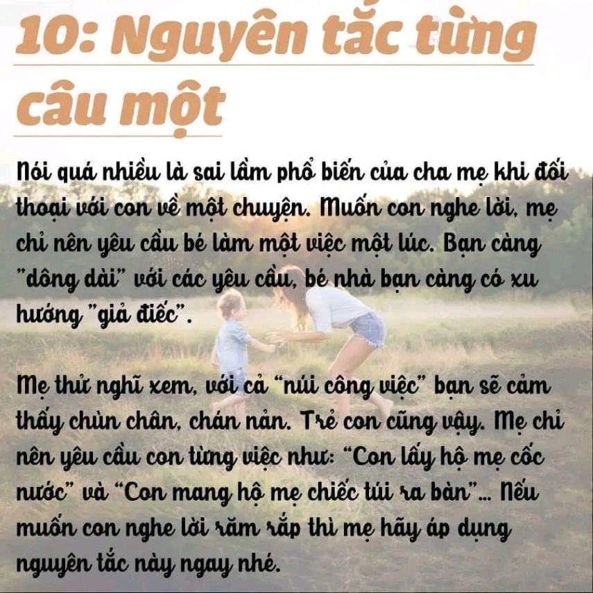 13 CÁCH NÓI CỦA MẸ THÔNG MINH KHIẾN CON NGHE LỜI RĂM RẮP