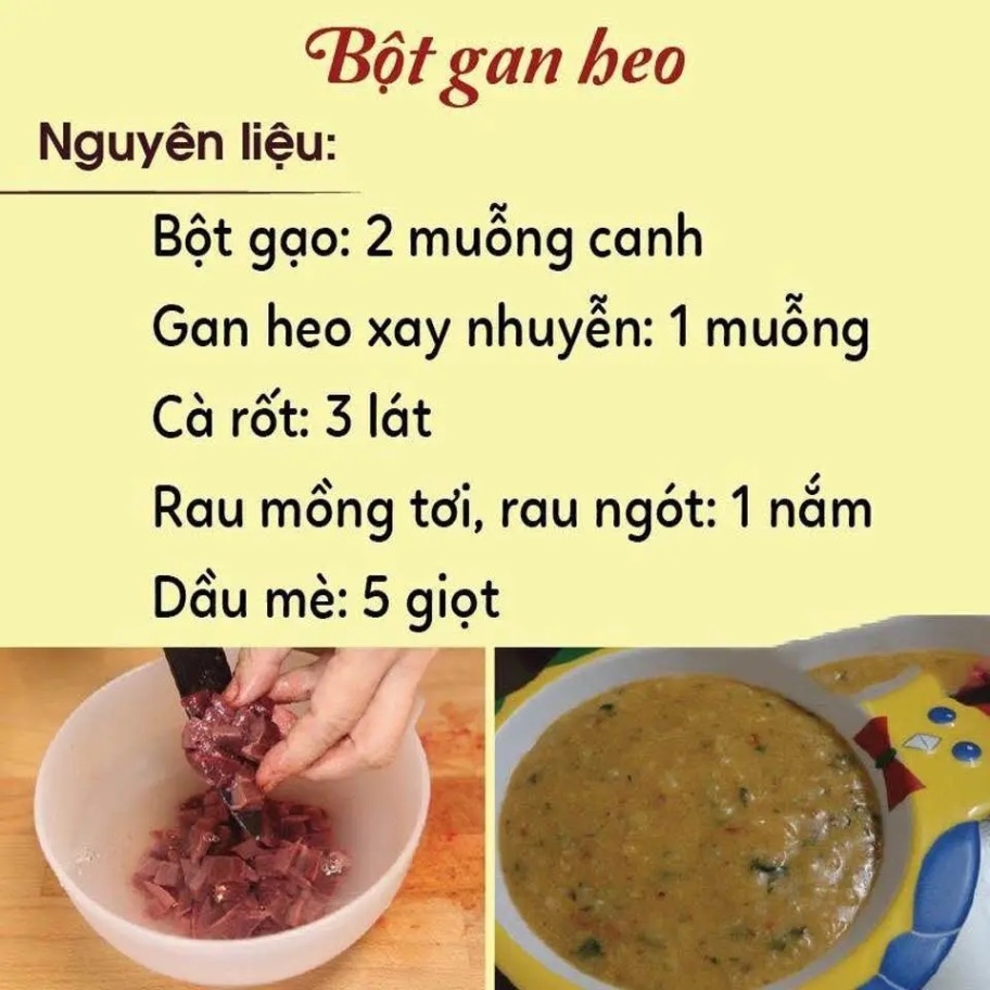 Một số hướng dẫn nấu bột ăn dặm cho bé, mẹ tham khảo nhé.