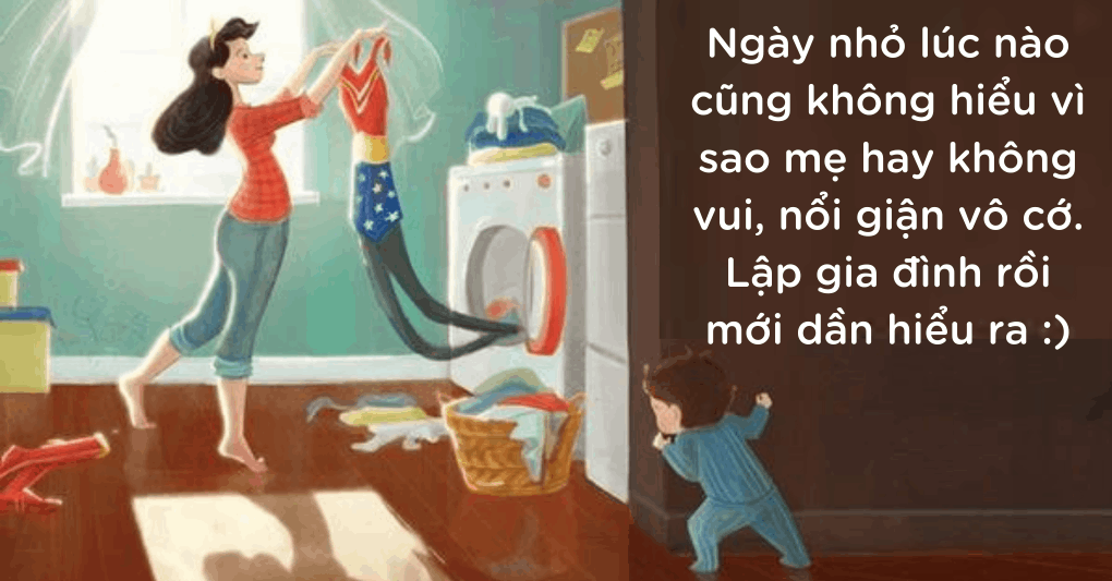 Làm mẹ rồi mới hiểu tâm tình của mẹ mình ngày xưa