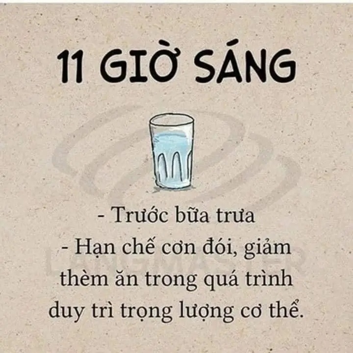 Các khung giờ cần bổ sung nước để có cơ thể khỏe mạnh các nàng nên lưu lại nhé 😍