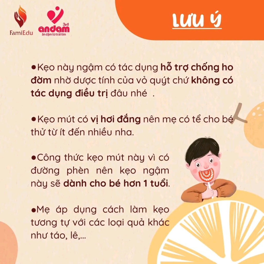 KHÁM PHÁ CÔNG THỨC LÀM KẸO MÚT NGỪA HO ĐỜM TỪ VỎ QUÝT