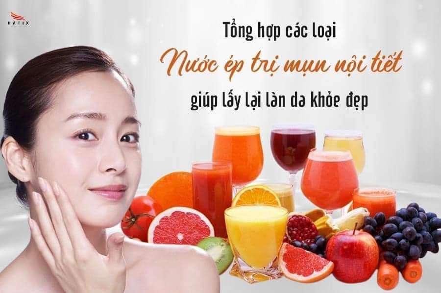 Nước ép trị mụn cho da