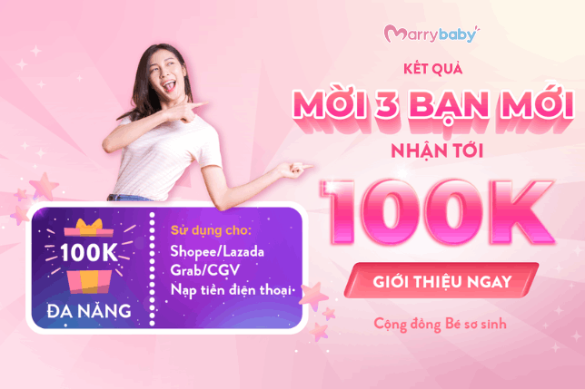 Kết quả chương trình Mời 3 Bạn Mới - Nhận Tới 100K 