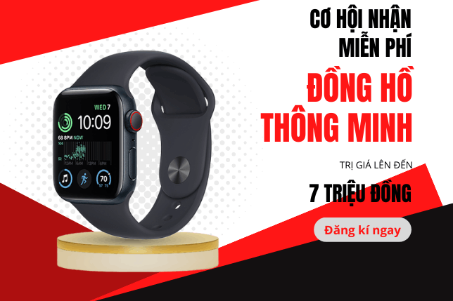 TẶNG MẸ ĐỒNG HỒ APPLE WATCH TRỊ GIÁ ~7 TRIỆU ĐỒNG