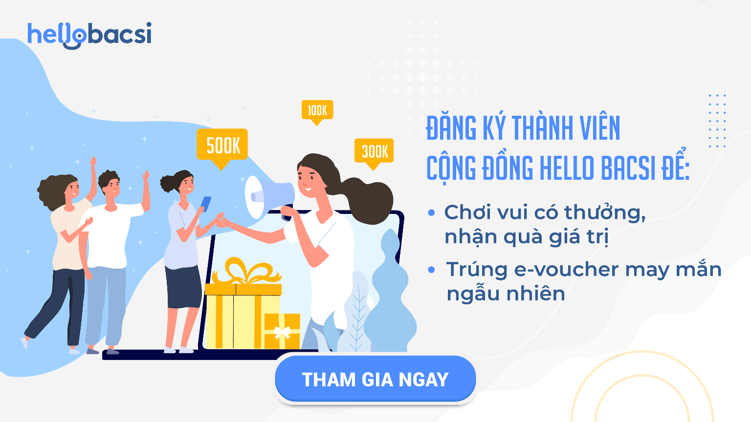 Chỉ còn 1 bước nữa thôi bạn sẽ được gia nhập Cộng đồng Hello Bacsi