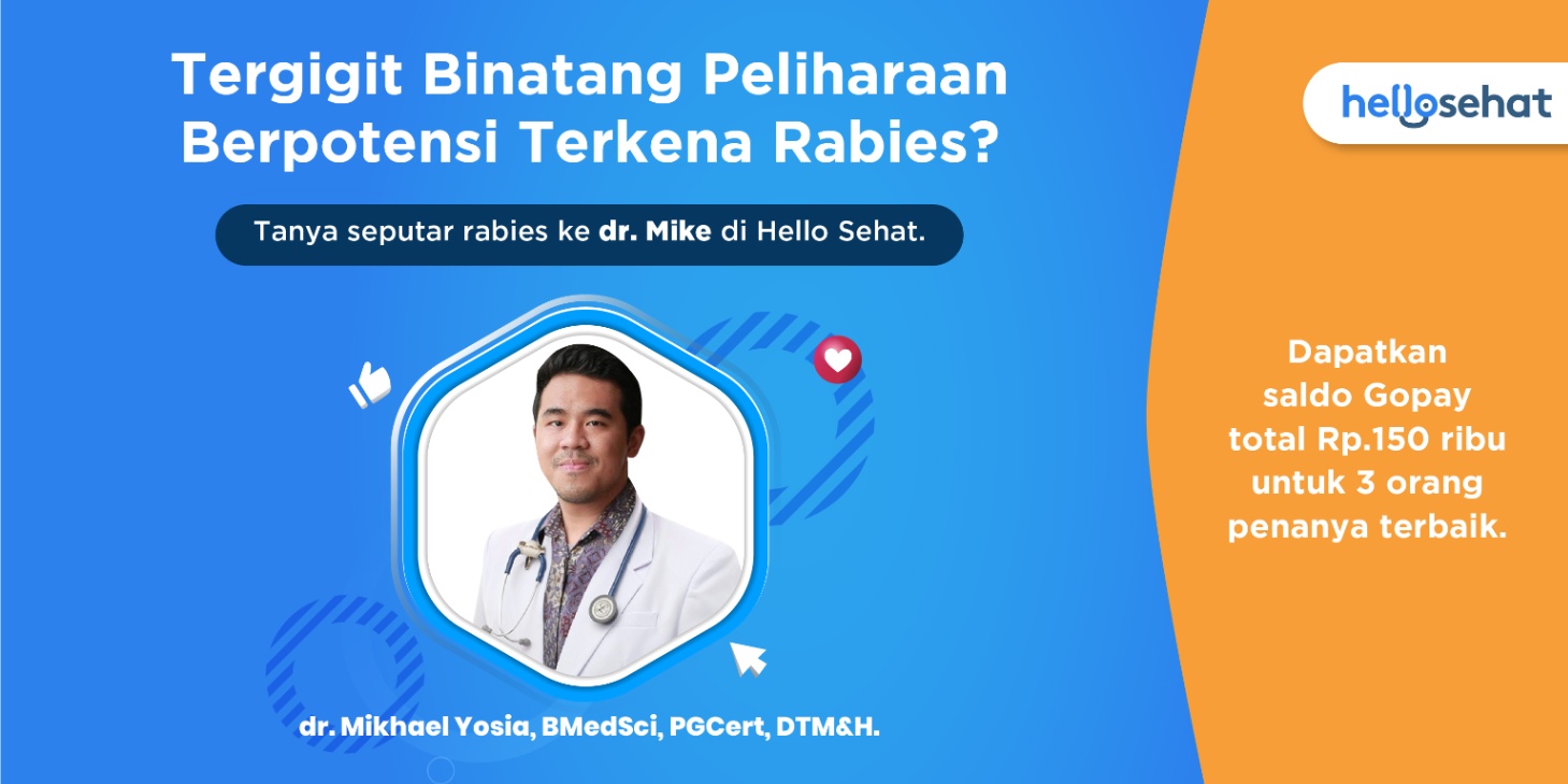 Tanya dr. Mike: Seberapa Berbahaya Penyakit Rabies?