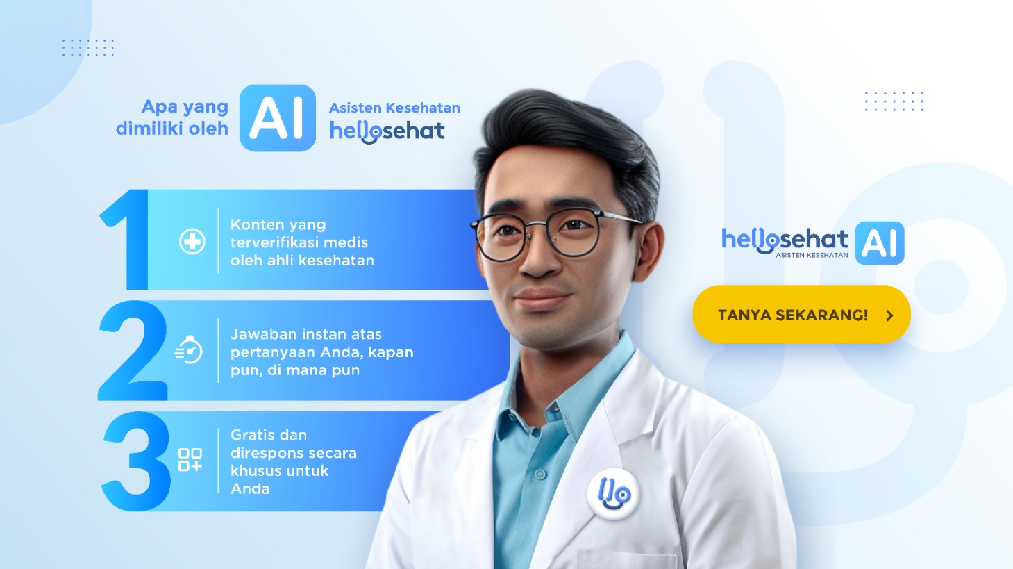 Hi Sobat Sehat, Kenalkan Hello Sehat Asisten Kesehatan (Hello Sehat AI)!    