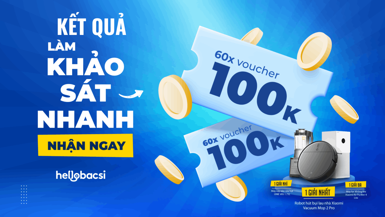 Kết quả Làm khảo sát nhanh - Nhận ngay 100K - Danh sách nhận evoucher 100K 