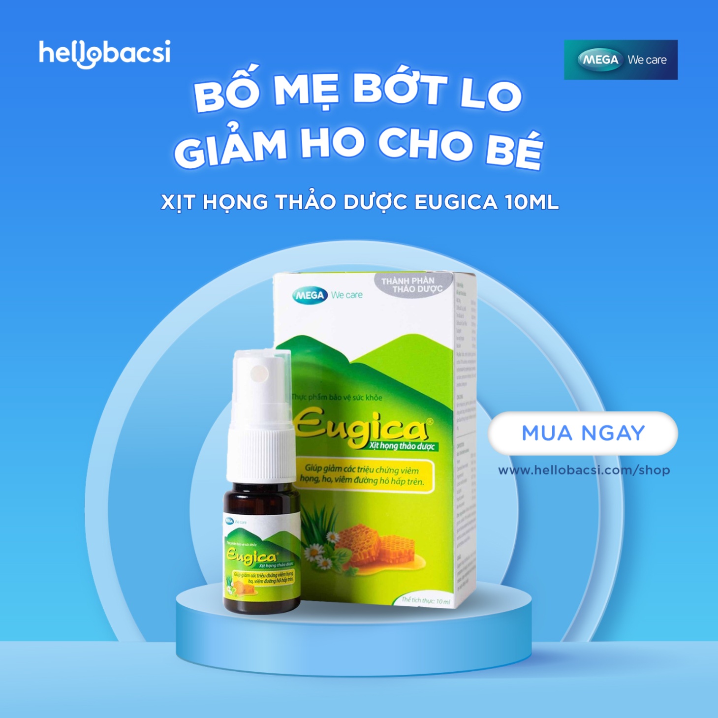  BỐ MẸ BỚT LO - GIẢM HO CHO BÉ