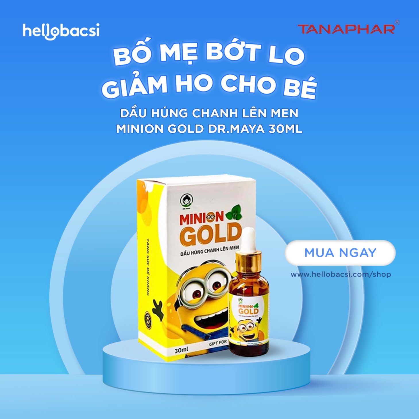  BỐ MẸ BỚT LO - GIẢM HO CHO BÉ