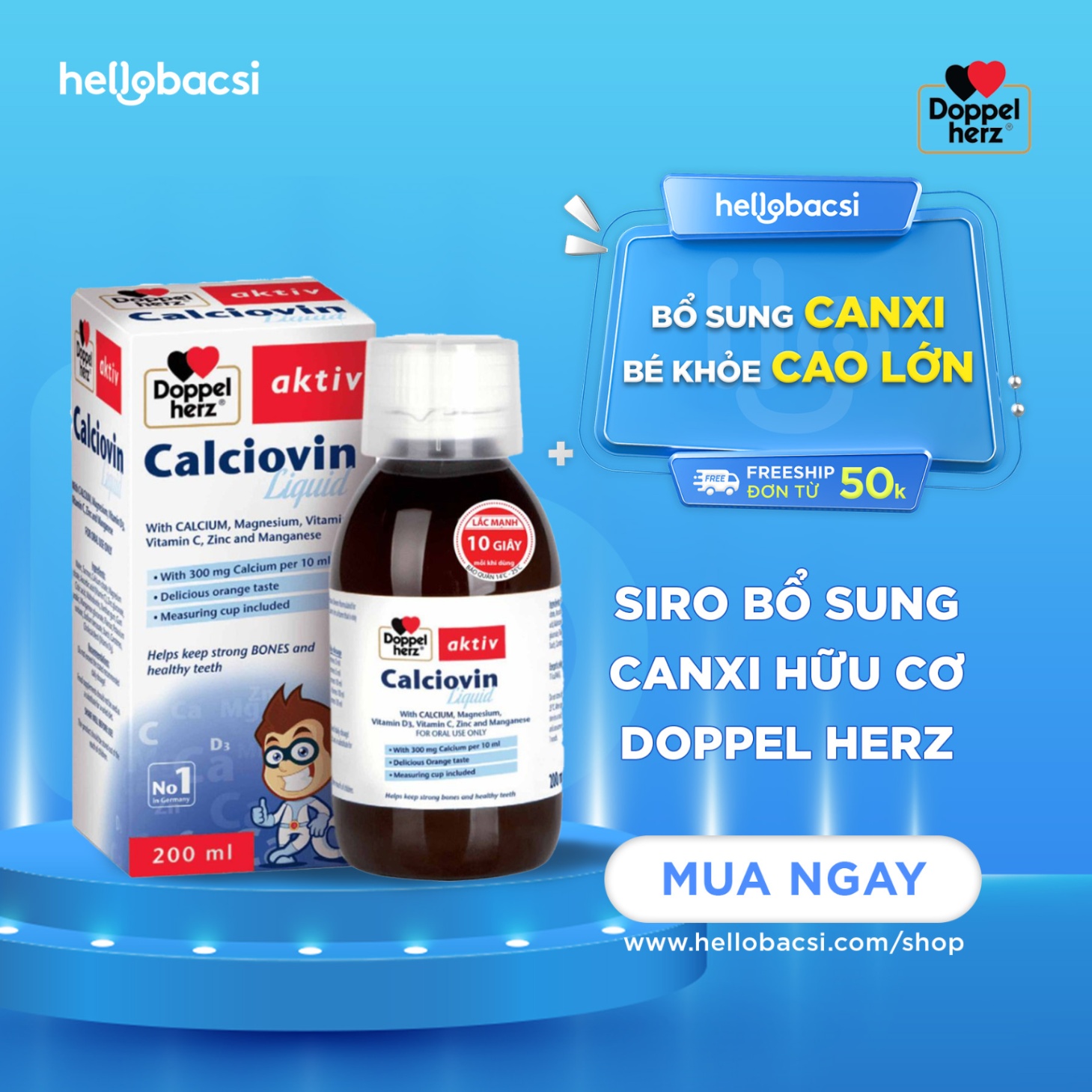 BỔ SUNG CANXI - BÉ KHỎE CAO LỚN, Gấp đôi Canxi để làm gì?