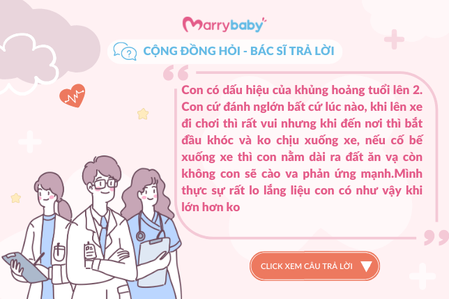 [Cộng đồng hỏi - Bác sĩ trả lời] Cách dạy con khủng hoảng tuổi lên 2