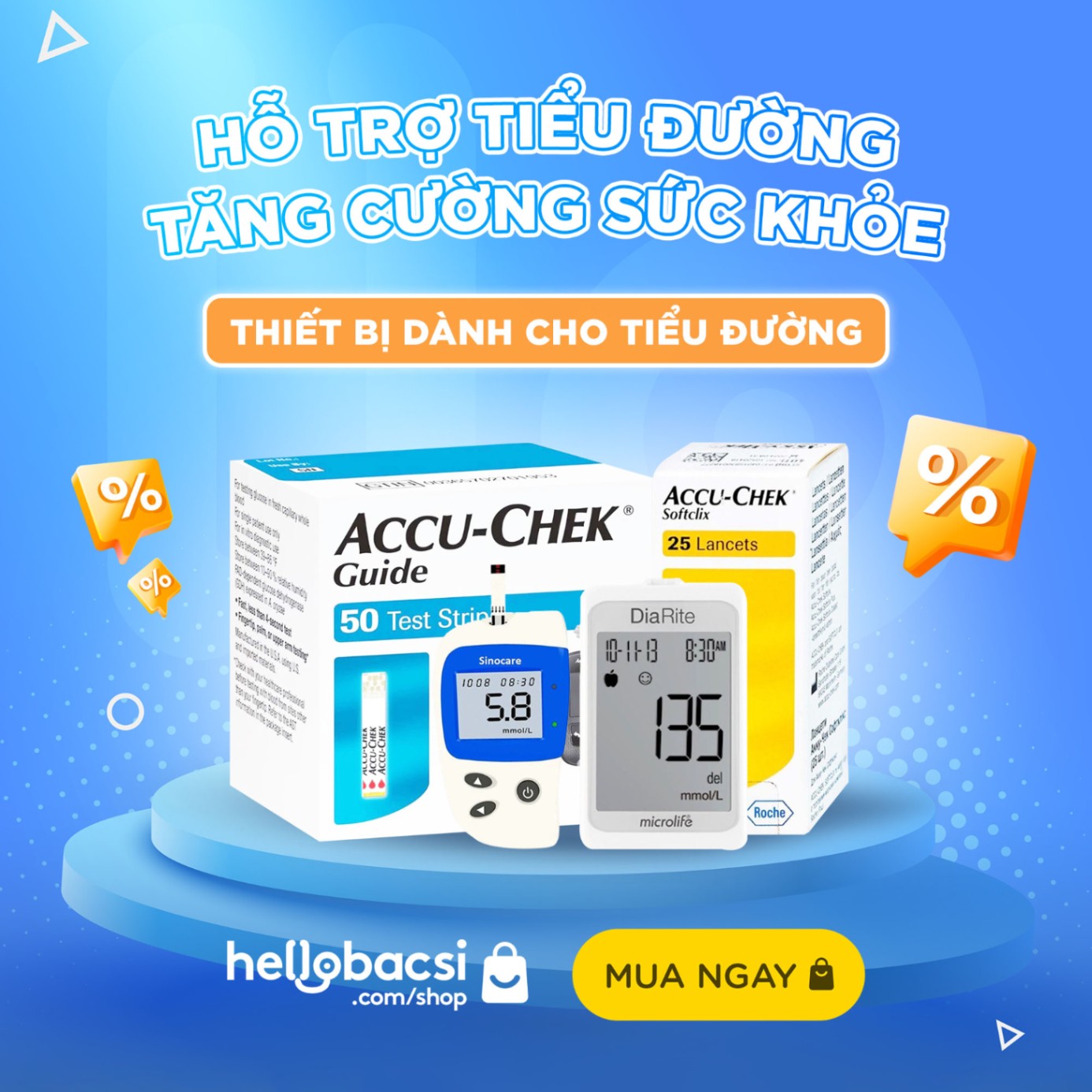 HỖ TRỢ TIỂU ĐƯỜNG - TĂNG CƯỜNG NỀN TẢNG SỨC KHỎE