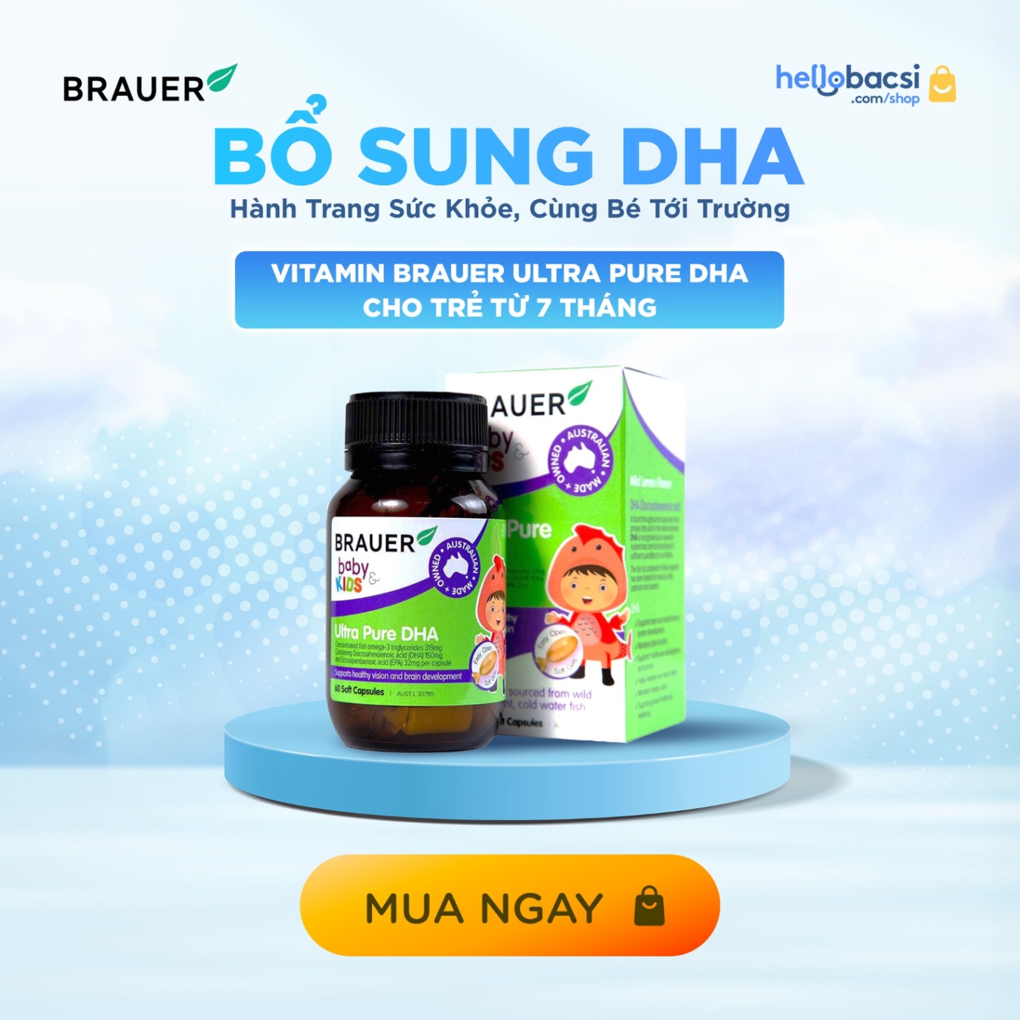 ✨ BỔ SUNG DHA - HÀNH TRANG SỨC KHỎE CÙNG BÉ ĐẾN TRƯỜNG