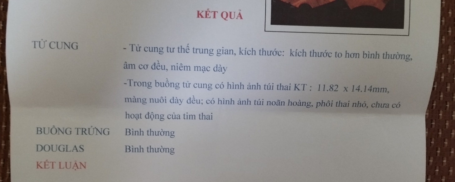 Thai của em có hi vọng không ạ