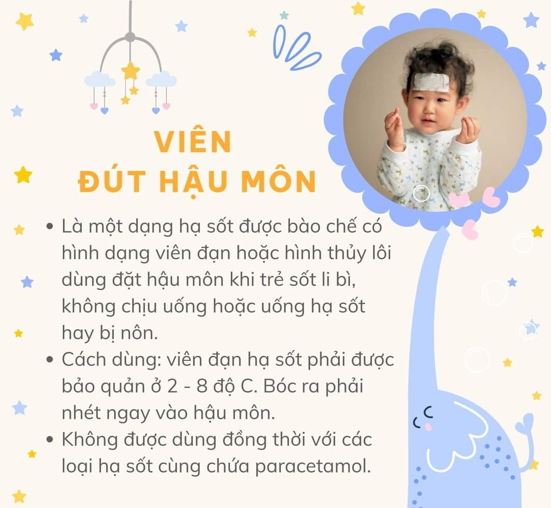 LIỀU DÙNG CỦA NHỮNG LOẠI HẠ SỐT CHO TRẺ NHỎ PHỔ BIẾN HIỆN NAY