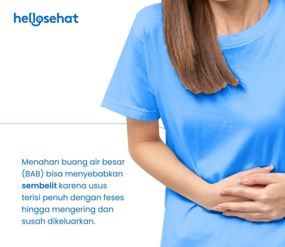 Hentikan Kebiasaan Menahan BAB, Cek Faktanya