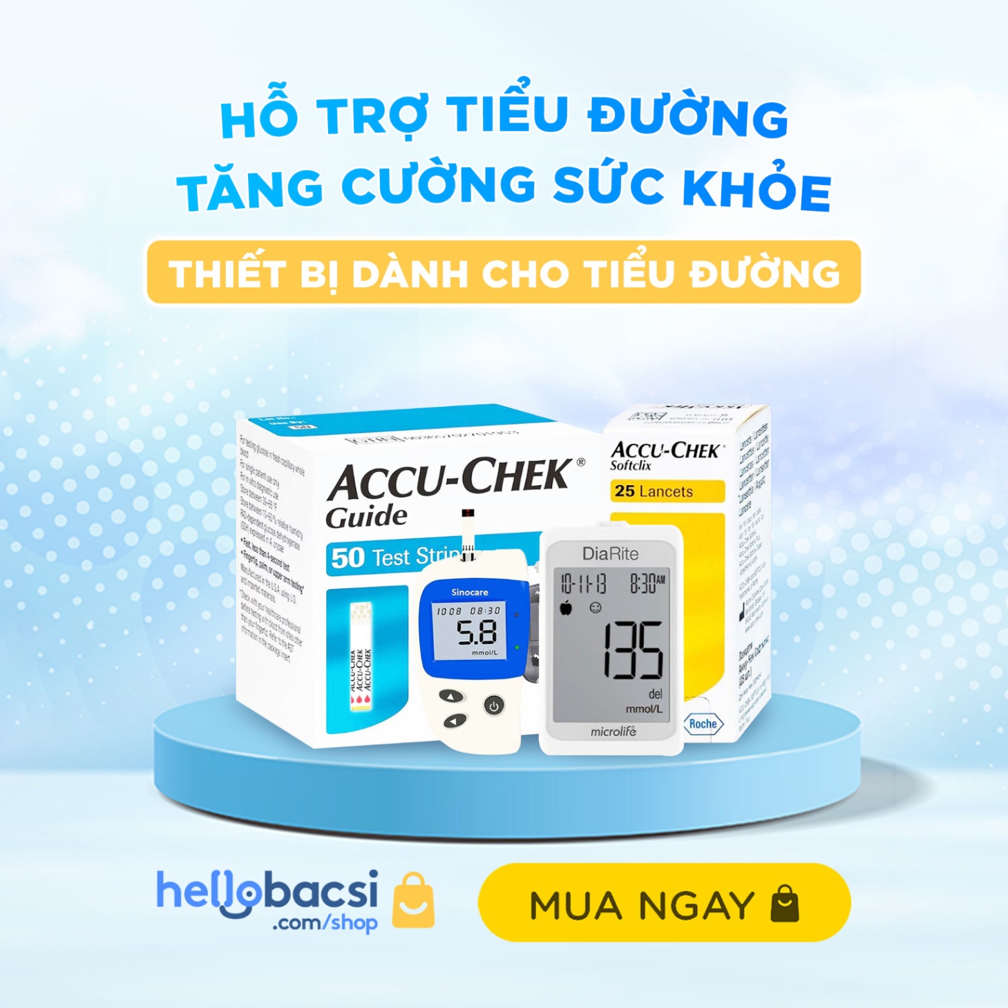 HỖ TRỢ TIỂU ĐƯỜNG - TĂNG CƯỜNG NỀN TẢNG SỨC KHỎE