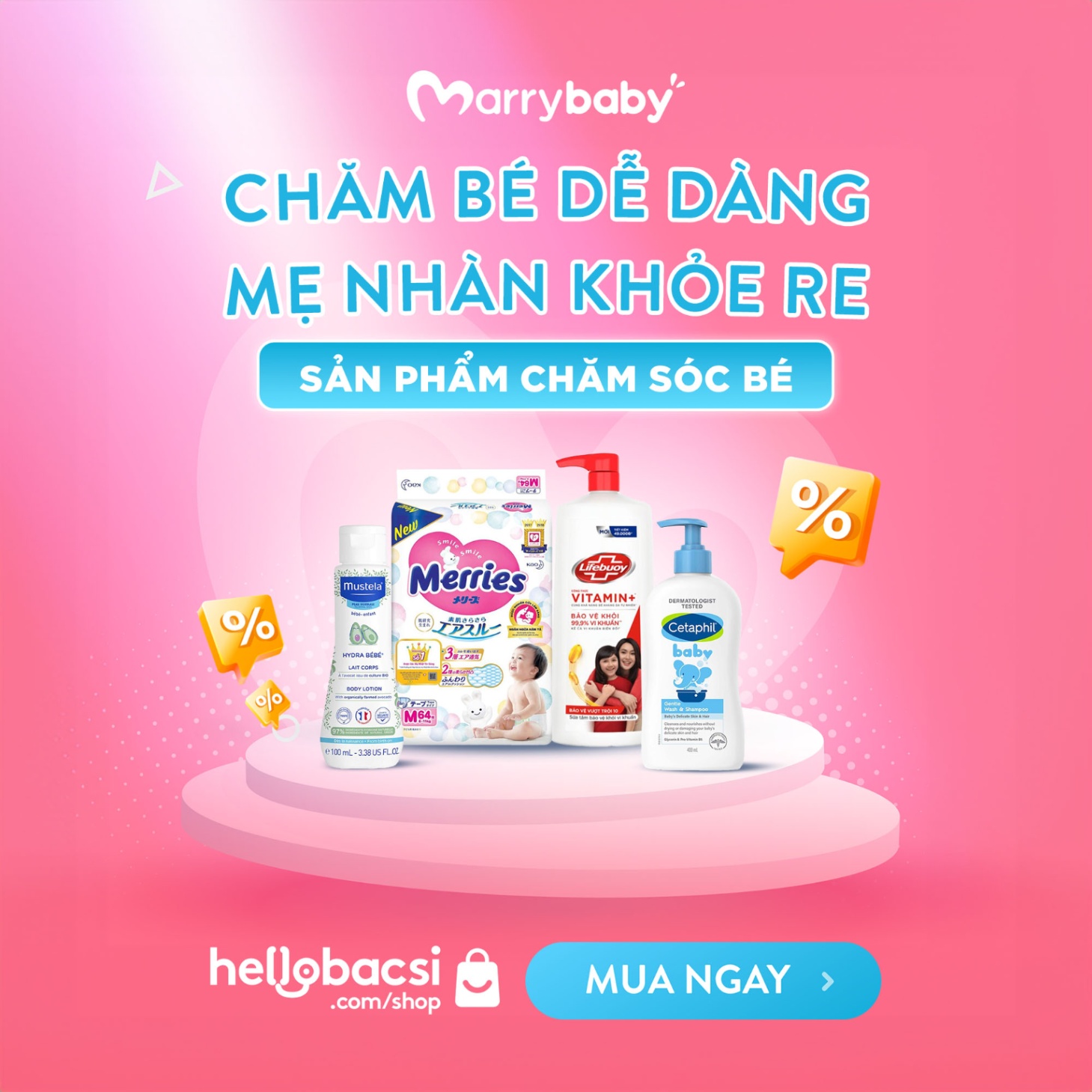 CHĂM BÉ DỄ DÀNG - MẸ NHÀN KHỎE RE