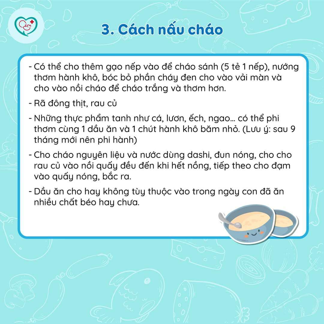 CÁCH NẤU CHÁO DINH DƯỠNG ĐÚNG - ĐỦ DINH DƯỠNG CHO CON TĂNG CÂN