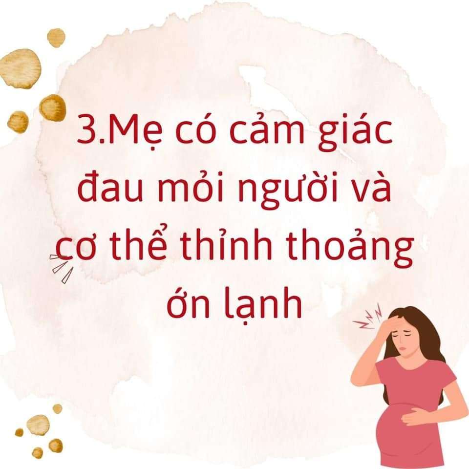 Một số dấu hiệu cho thấy có thể mẹ bầu bị nhiễm cúm A