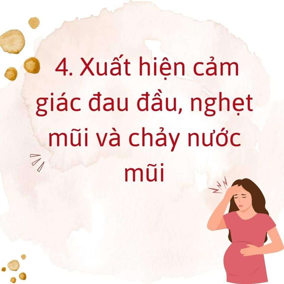 Một số dấu hiệu cho thấy có thể mẹ bầu bị nhiễm cúm A