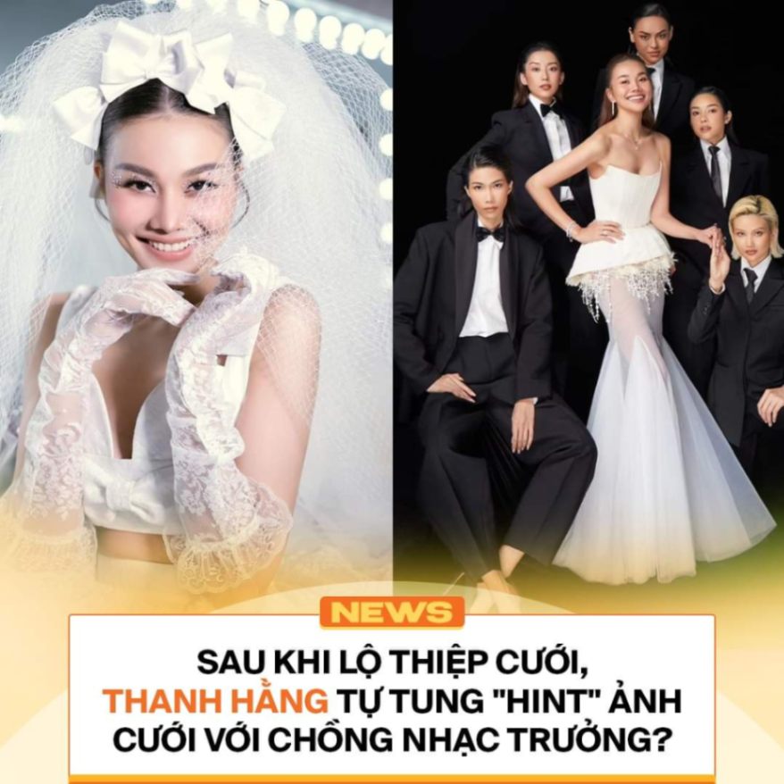 Sau khi lộ thiệp cưới, Thanh Hằng tự tung "hint" ảnh cưới với chồng nhạc trưởng?