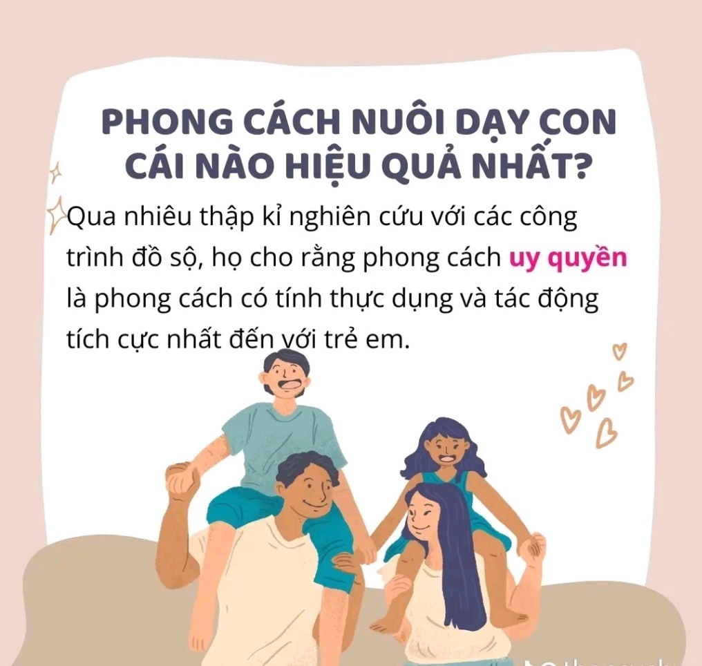 Phong cách giáo dục của Bố mẹ ảnh hưởng đến tính cách đứa trẻ như thế nào???