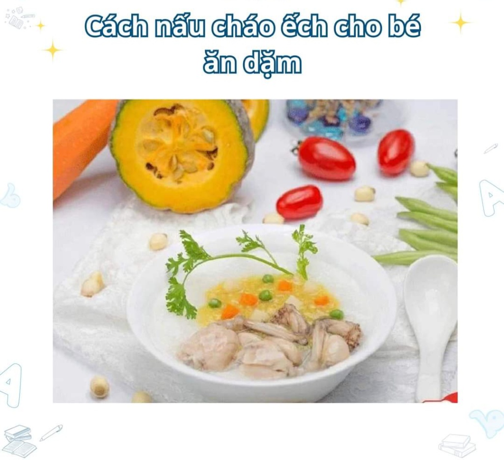 Cách nấu " Cháo ếch cho bé ăn dặm với cà rốt" 