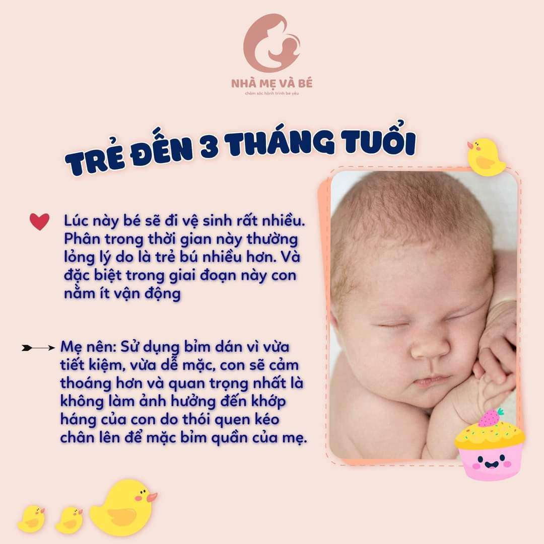 Mách mẹ cách chọn bỉm cho con theo từng giai đoạn 