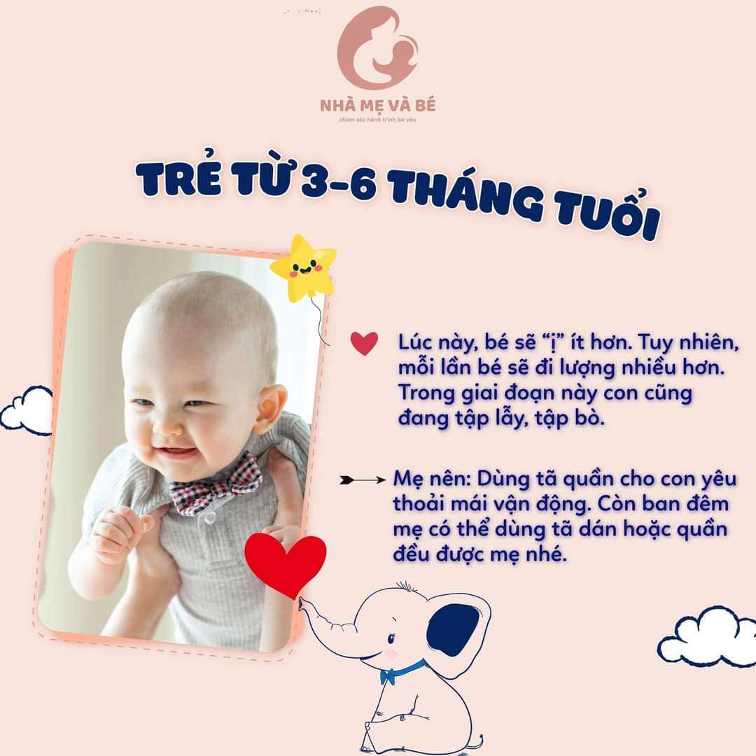 Mách mẹ cách chọn bỉm cho con theo từng giai đoạn 