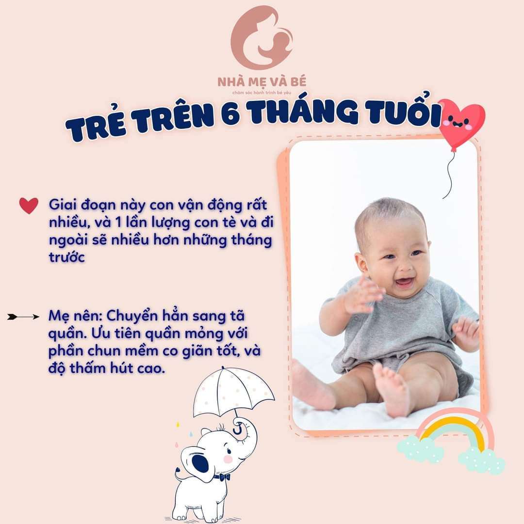 Mách mẹ cách chọn bỉm cho con theo từng giai đoạn 