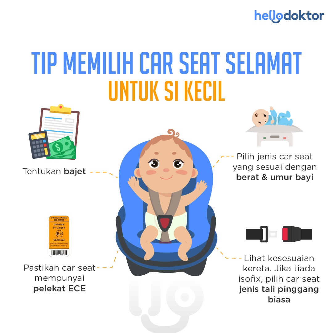 Tip memilih car seat selamat