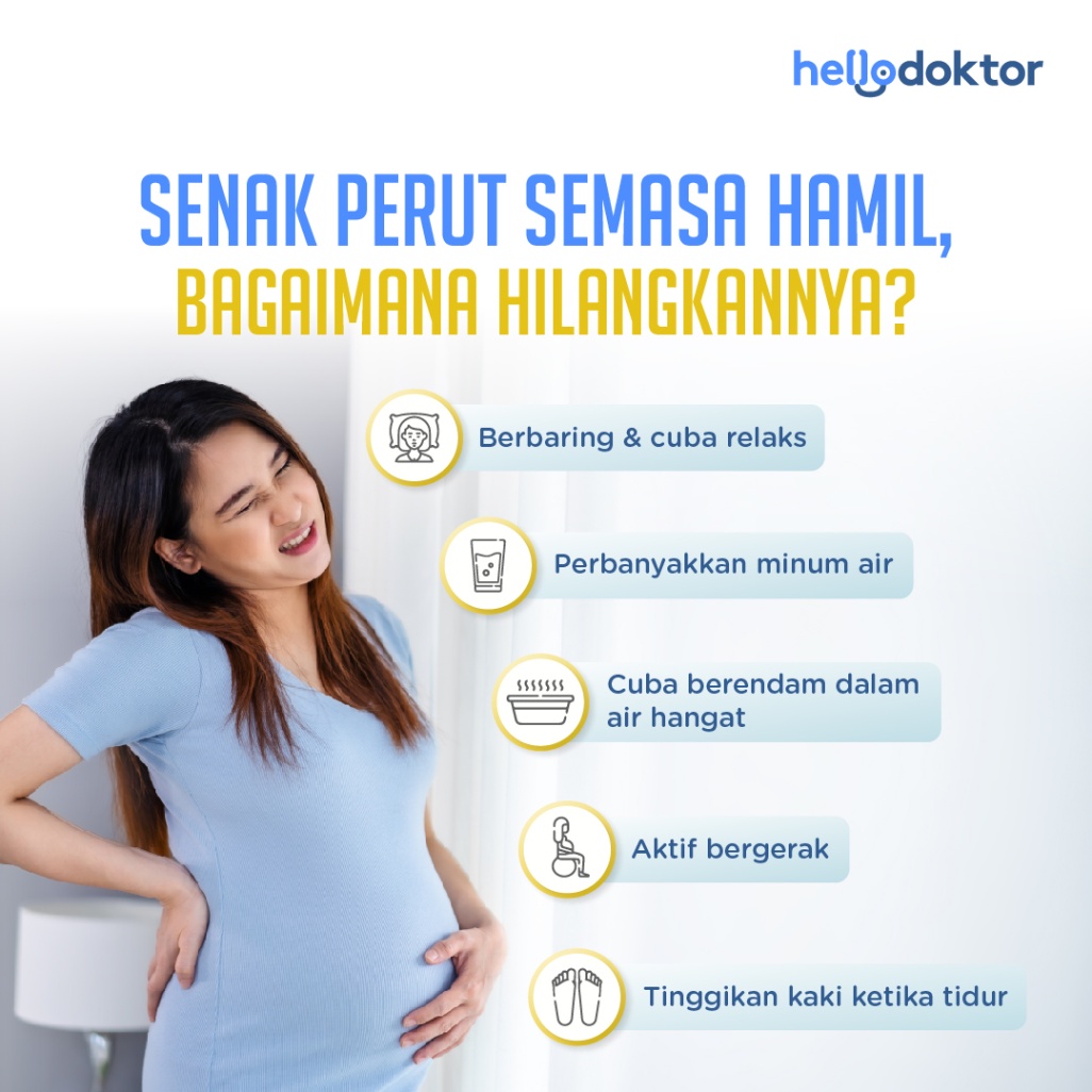 Senak perut semasa hamil