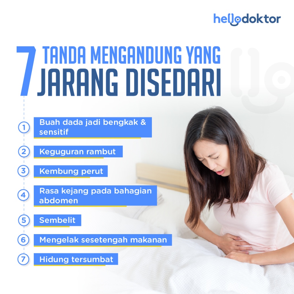 Tanda mengandung yang jarang disedari