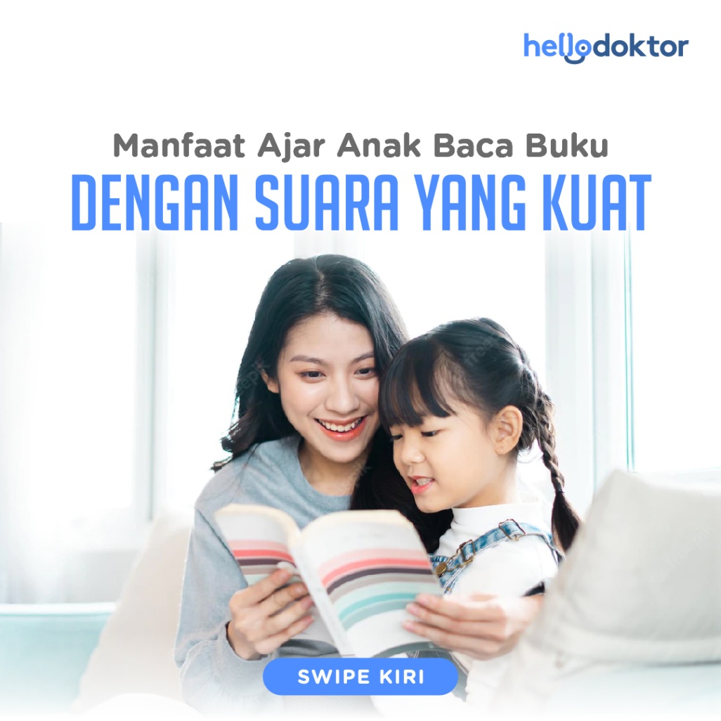 Manfaat ajar anak baca buku dengan suara kuat